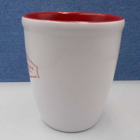 STARBUCKS COFFEE MUG CUP WHITE RED VINTAGE 2006 COLLECTIBLE 13 FL OZ - Picture 5 of 10